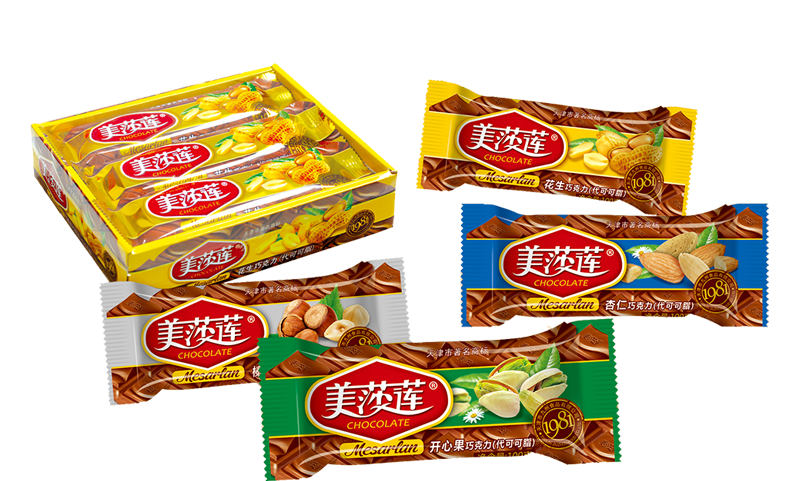 50g 100g果仁巧克力